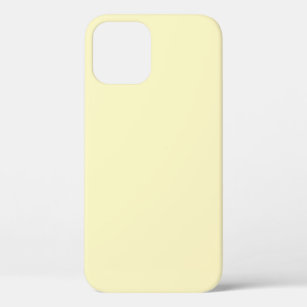 Butter Yellow Solid Color iPhone 12 Case