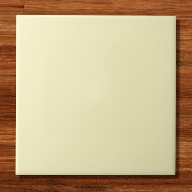 Butter Yellow Solid Color Ceramic Tile (Creator Uploaded)
