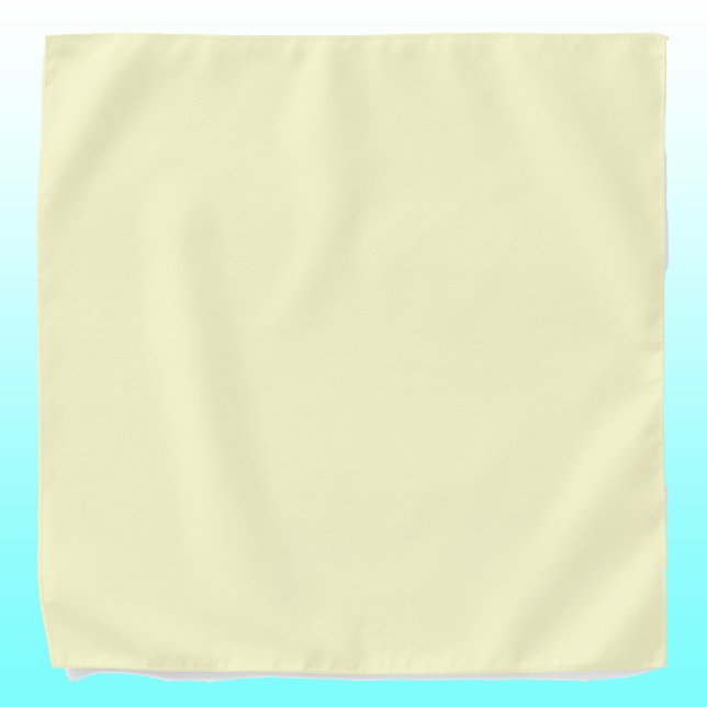 Butter Yellow Solid Color | Classic Elegant Bandana (Creator Uploaded)