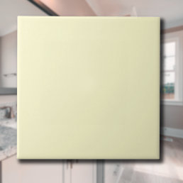 Butter Yellow Solid Color | Classic Elegant Ceramic Tile