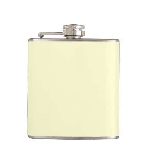 Butter Yellow Solid Color  Classic Elegant Flask