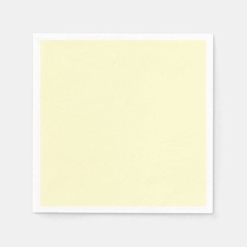 Butter Yellow Solid Color  Classic Elegant Napkins