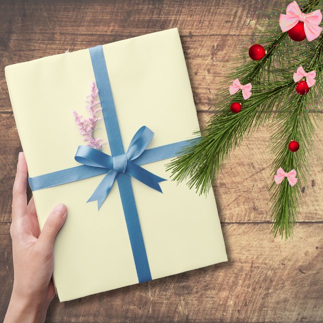 Butter Yellow Solid Color | Classic | Elegant Wrapping Paper (Creator Uploaded)