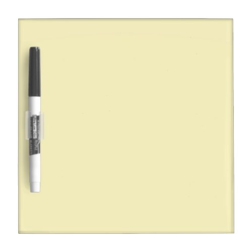 Butter Yellow Solid Color Dry Erase Board