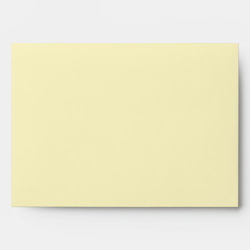 Butter Yellow Solid Color Envelope