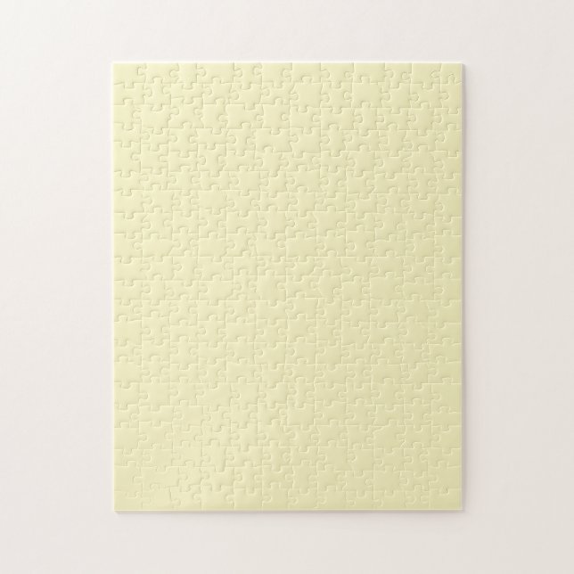 Butter Yellow Solid Color Jigsaw Puzzle (Vertical)