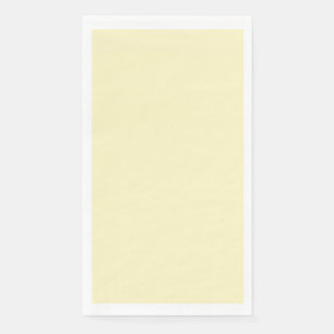 Butter Yellow Solid Color Paper Guest Towels