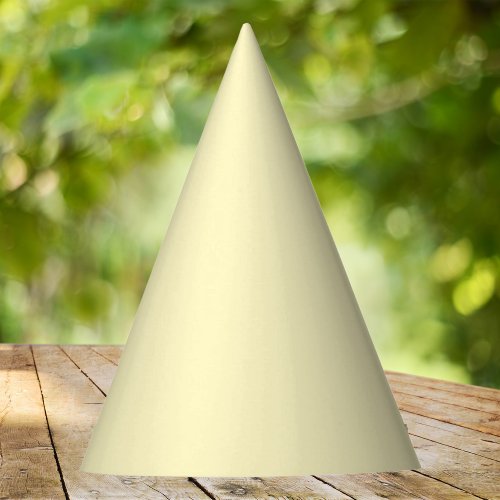 Butter Yellow Solid Color Party Hat