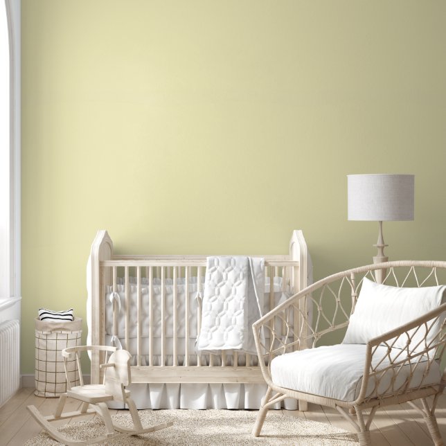Butter Yellow Solid Color Wallpaper (Kids)