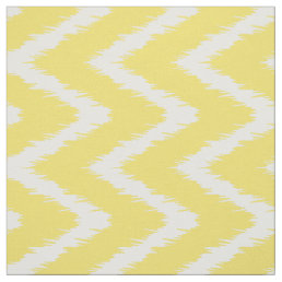 Butter Yellow Southern Cottage Chevrons Fabric