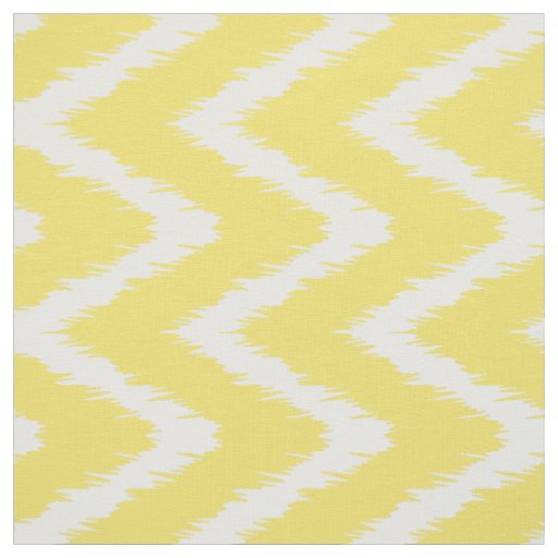 Butter Yellow Southern Cottage Chevrons Fabric