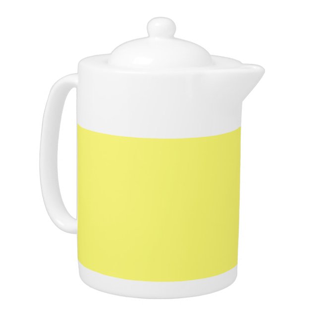 Butter Yellow Teapot (Left)