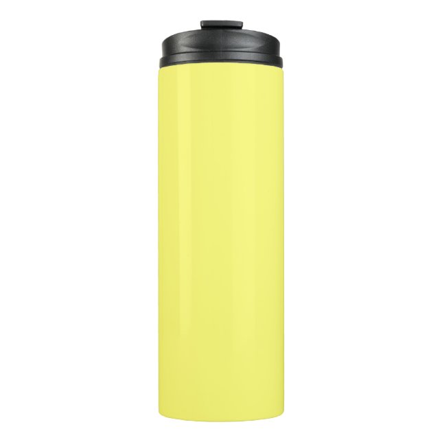 Butter Yellow Thermal Tumbler (Front)