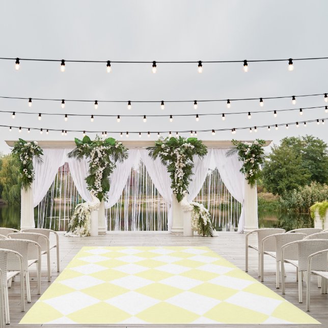 Butter Yellow Wedding Dance Floor Rug -  (Insitu (Wedding 1))