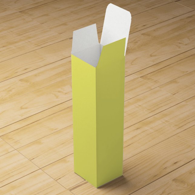 Butter Yellow Wine Box (Opened)
