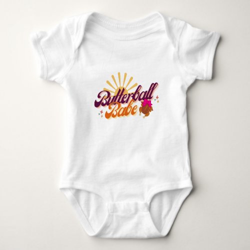 Butterball Babe Baby Girl Bodysuit
