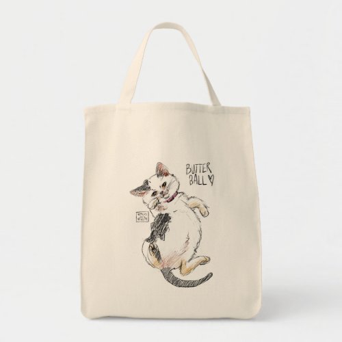Butterball Kitten by MillzyDoesArt Limited Edition Tote Bag