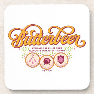 BUTTERBEER™ Available At Wizarding Taverns Beverage Coaster