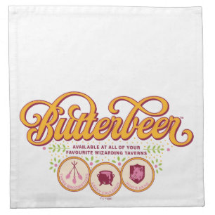 BUTTERBEER™ Available At Wizarding Taverns Cloth Napkin