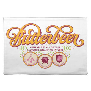 BUTTERBEER™ Available At Wizarding Taverns Cloth Placemat