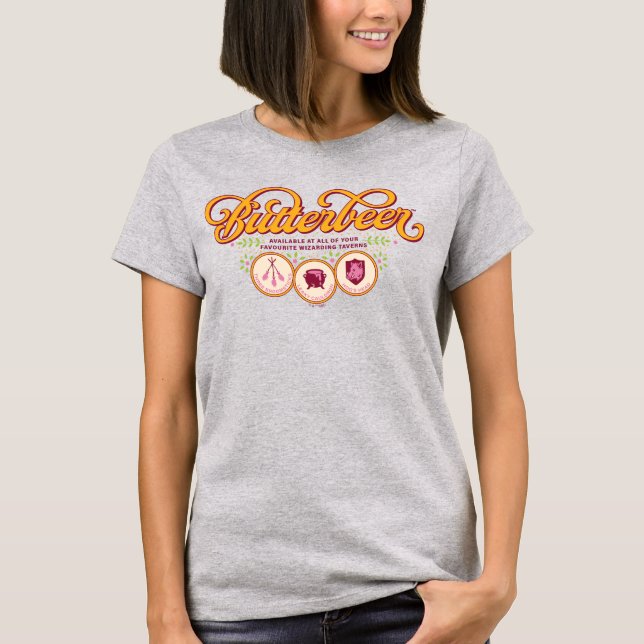 BUTTERBEER™ Available At Wizarding Taverns T-Shirt (Front)