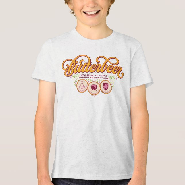 BUTTERBEER™ Available At Wizarding Taverns Tri-Blend Shirt (Front)