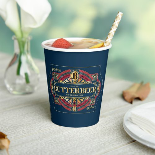 BUTTERBEER Horizontal Logo Paper Cups