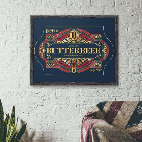 BUTTERBEER Horizontal Logo Poster