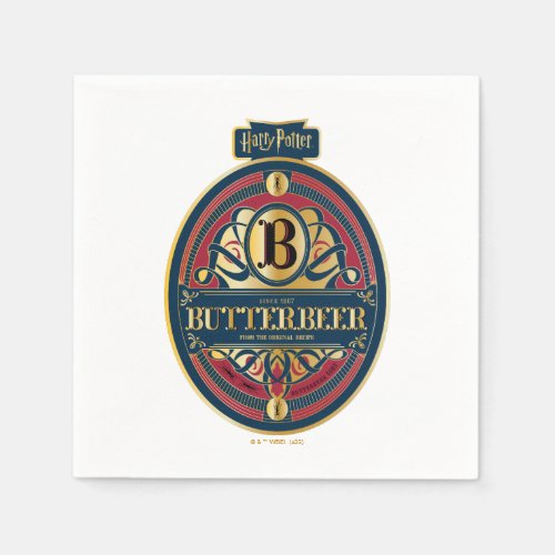 BUTTERBEER Vertical Logo Napkins