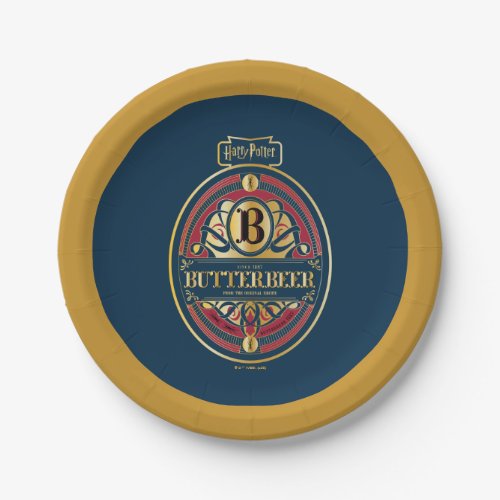 BUTTERBEER Vertical Logo Paper Plates