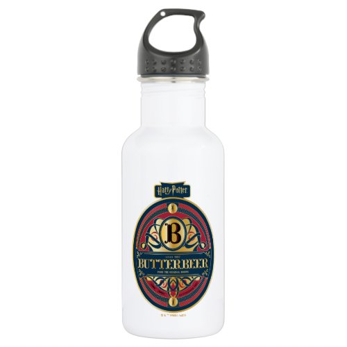 BUTTERBEER Vertical Logo Stainless Steel Water Bottle