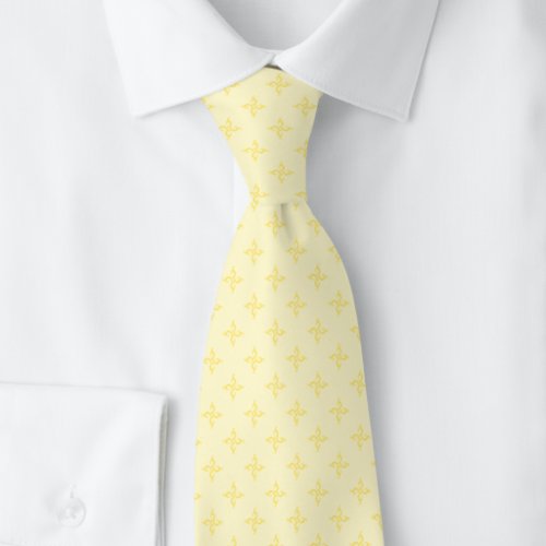 Buttercream Honeysuckle Neck Tie