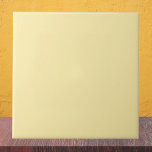 Buttercream Solid Color Ceramic Tile<br><div class="desc">Buttercream Solid Color</div>