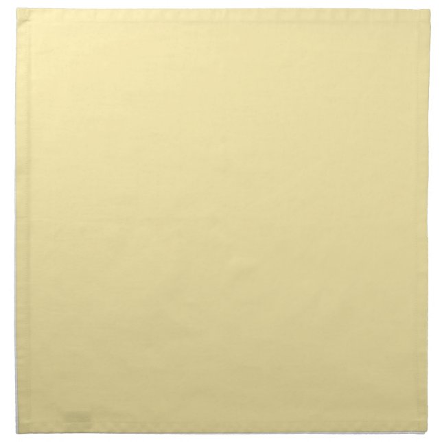 Buttercream Solid Color Cloth Napkin (Front)