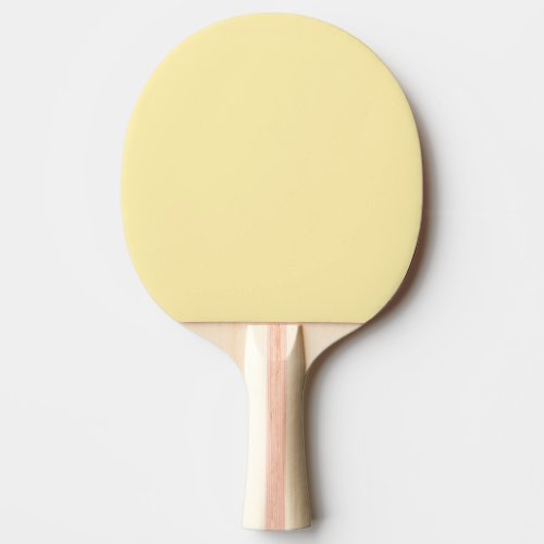 Buttercream Solid Color Ping Pong Paddle