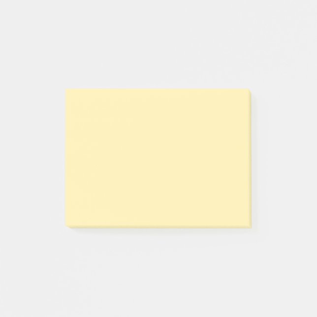 Buttercream Solid Color Post-it Notes (Front)