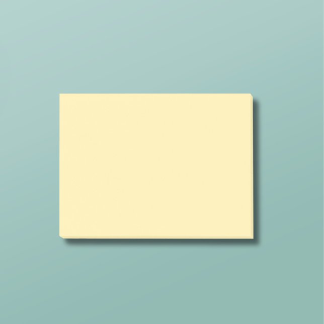 Buttercream Solid Color Post-it Notes (Creator Uploaded)