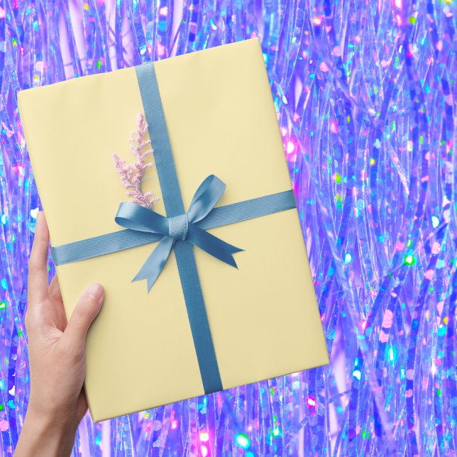 Buttercream Solid Color Wrapping Paper (Creator Uploaded)