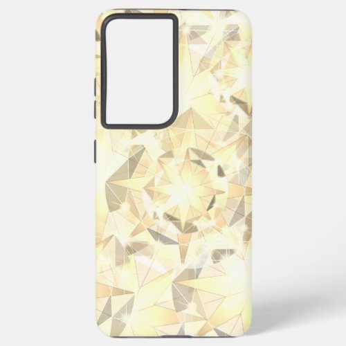 Buttercream Yellow Citrine Crystal Art Samsung Galaxy S21 Ultra Case