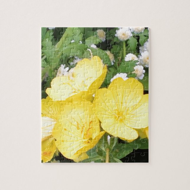 Buttercup and Babies Breath Jigsaw Puzzle (Vertical)