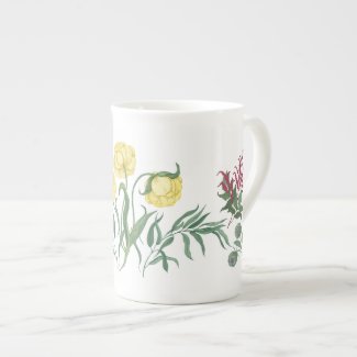 Buttercup and Berries Floral Mug