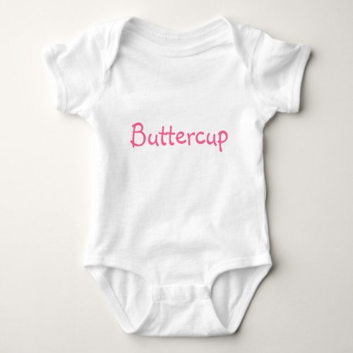Buttercup Baby Bodysuit
