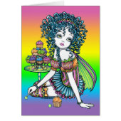 "Buttercup" Cup Cake Couture Rainbow Fairy Card (Front)