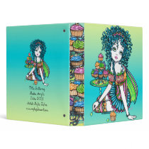 "Buttercup" Cup Cake Fairy Art Binder Notebook