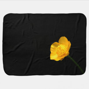 Buttercup Flower bbi Baby Blanket