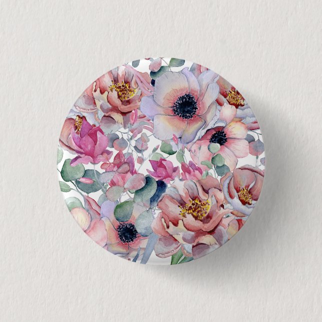 Buttercup Flower Button (Front)