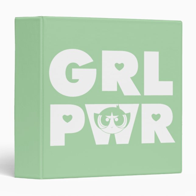 Buttercup: Girl Power 3 Ring Binder (Front/Spine)