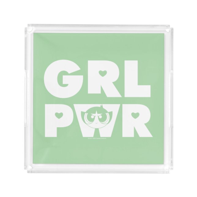 Buttercup: Girl Power Acrylic Tray (Front)