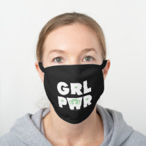 Buttercup: Girl Power Black Cotton Face Mask