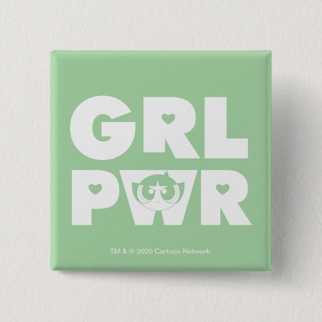 Buttercup: Girl Power Button (Front)